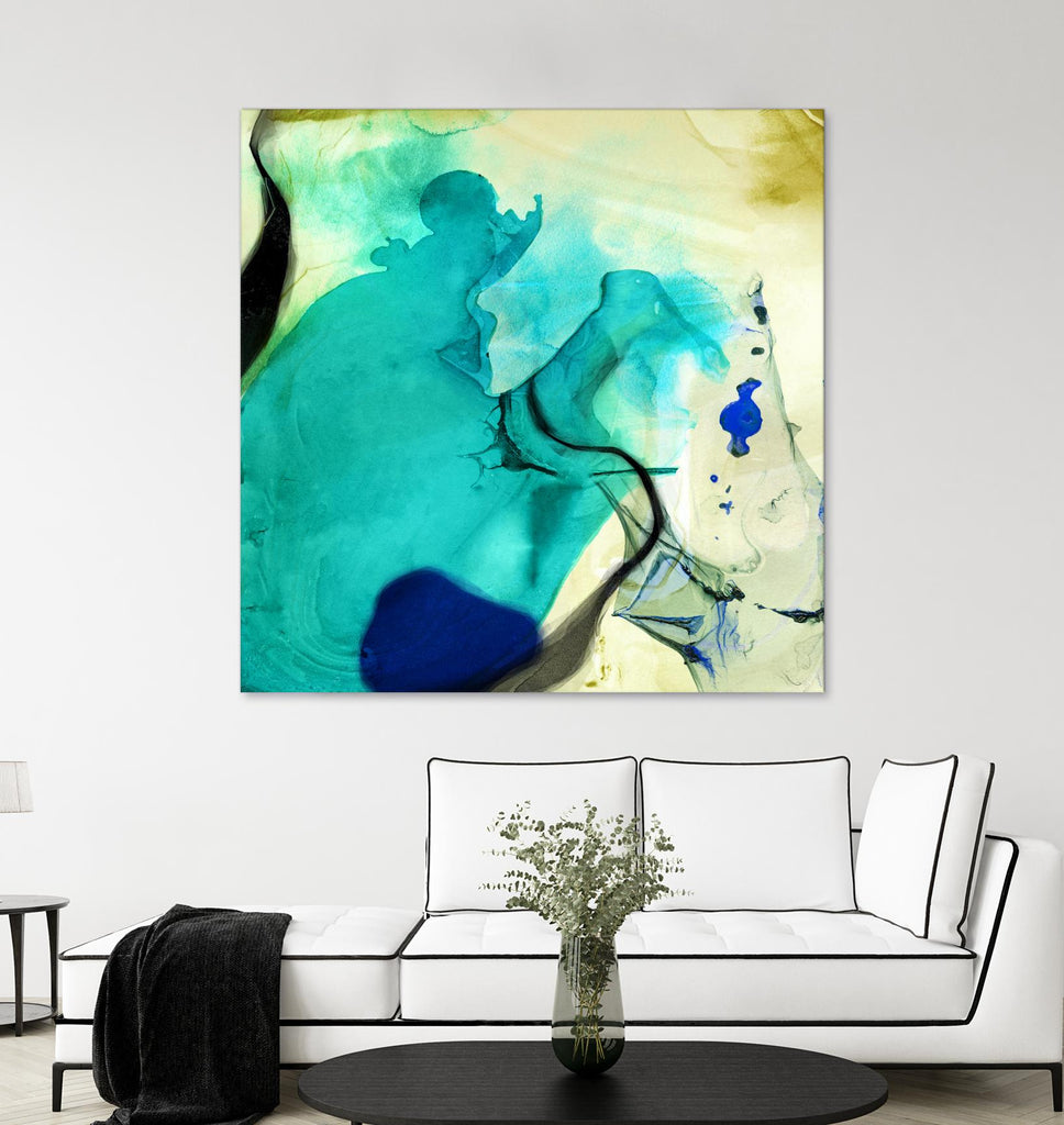 Neon Dreaming D by THE Studio on GIANT ART - blue abstract