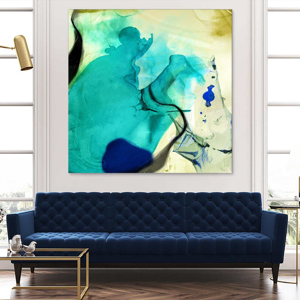 Neon Dreaming D by THE Studio on GIANT ART - blue abstract