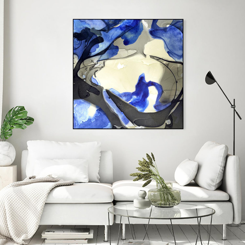 Neon Dreaming J by THE Studio on GIANT ART - grey abstract