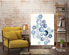 Watercolor Hexagons B by Natasha Marie on GIANT ART - red abstract