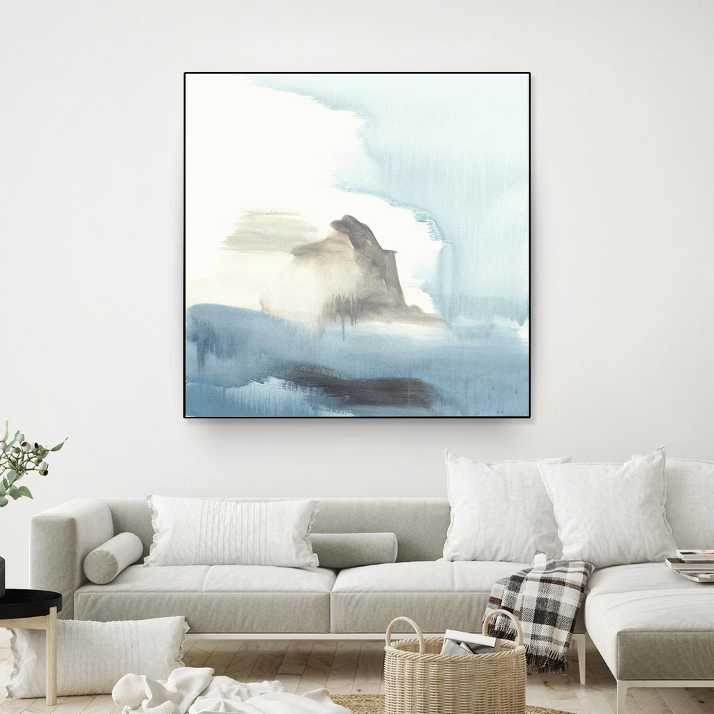 Seaview 3 by Natasha Marie on GIANT ART - grey landscape