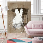 White Dress 1 by Paul Ngo on GIANT ART - beige abstract