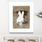 White Dress 1 by Paul Ngo on GIANT ART - beige abstract