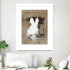 White Dress 1 by Paul Ngo on GIANT ART - beige abstract