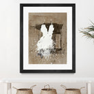 White Dress 1 by Paul Ngo on GIANT ART - beige abstract