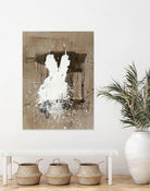 White Dress 1 by Paul Ngo on GIANT ART - beige abstract