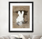 White Dress 1 by Paul Ngo on GIANT ART - beige abstract