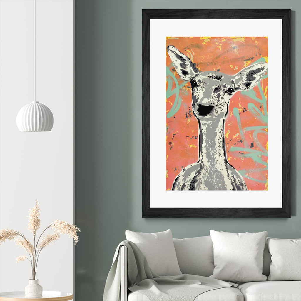 Fawn by Urban Soule on GIANT ART - green animals