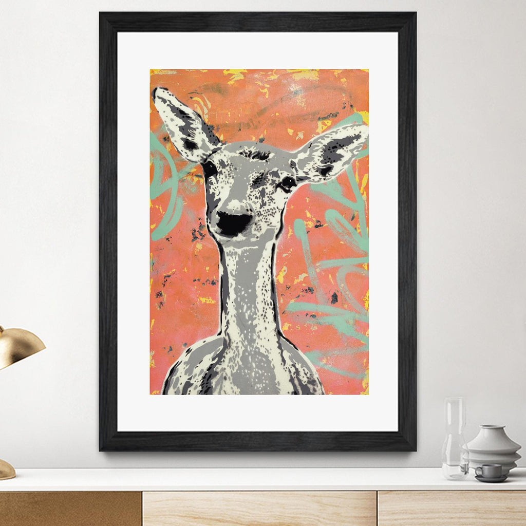 Fawn by Urban Soule on GIANT ART - green animals