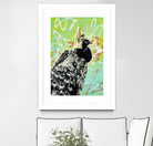 Peacock by Urban Soule on GIANT ART - green animals oiseau