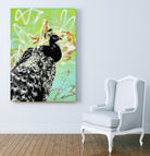 Peacock by Urban Soule on GIANT ART - green animals oiseau