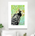 Peacock by Urban Soule on GIANT ART - green animals oiseau