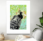 Peacock by Urban Soule on GIANT ART - green animals oiseau