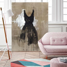 Little Black Dress 1 by PN Studio on GIANT ART - beige abstracts fashion