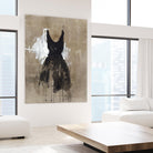 Little Black Dress 1 by PN Studio on GIANT ART - beige abstracts fashion