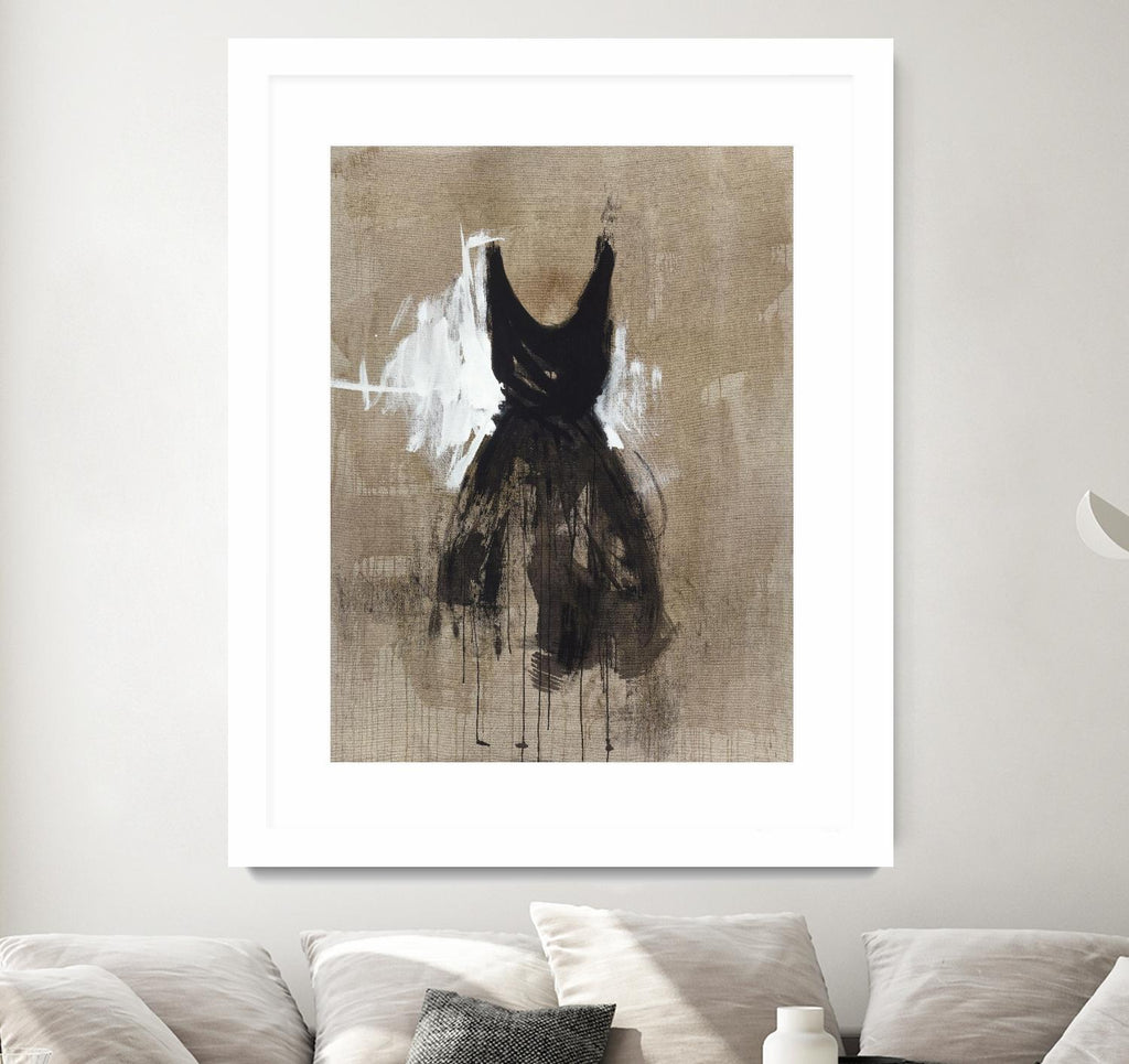 Little Black Dress 1 by PN Studio on GIANT ART - beige abstracts fashion