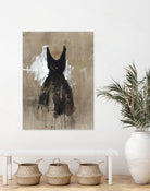 Little Black Dress 1 by PN Studio on GIANT ART - beige abstracts fashion