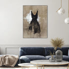 Little Black Dress 1 by PN Studio on GIANT ART - beige abstracts fashion