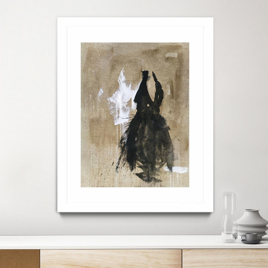 Little Black Dress 2 by PN Studio on GIANT ART - beige abstracts fashion