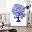 Sea Life in Pen 4 by Millie Brooks on GIANT ART - blue nautical