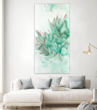 Turquoise Desert 3 by Allyson Fukushima on GIANT ART - green floral