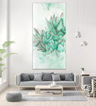 Turquoise Desert 3 by Allyson Fukushima on GIANT ART - green floral