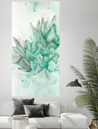 Turquoise Desert 3 by Allyson Fukushima on GIANT ART - green floral