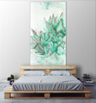 Turquoise Desert 3 by Allyson Fukushima on GIANT ART - green floral
