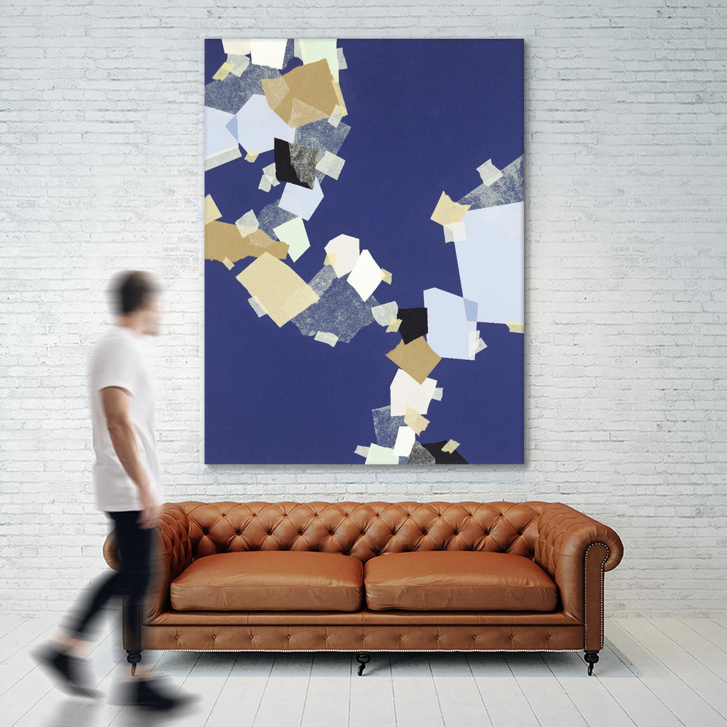 Patchwork 6 by Kyle Goderwis on GIANT ART - purple abstract