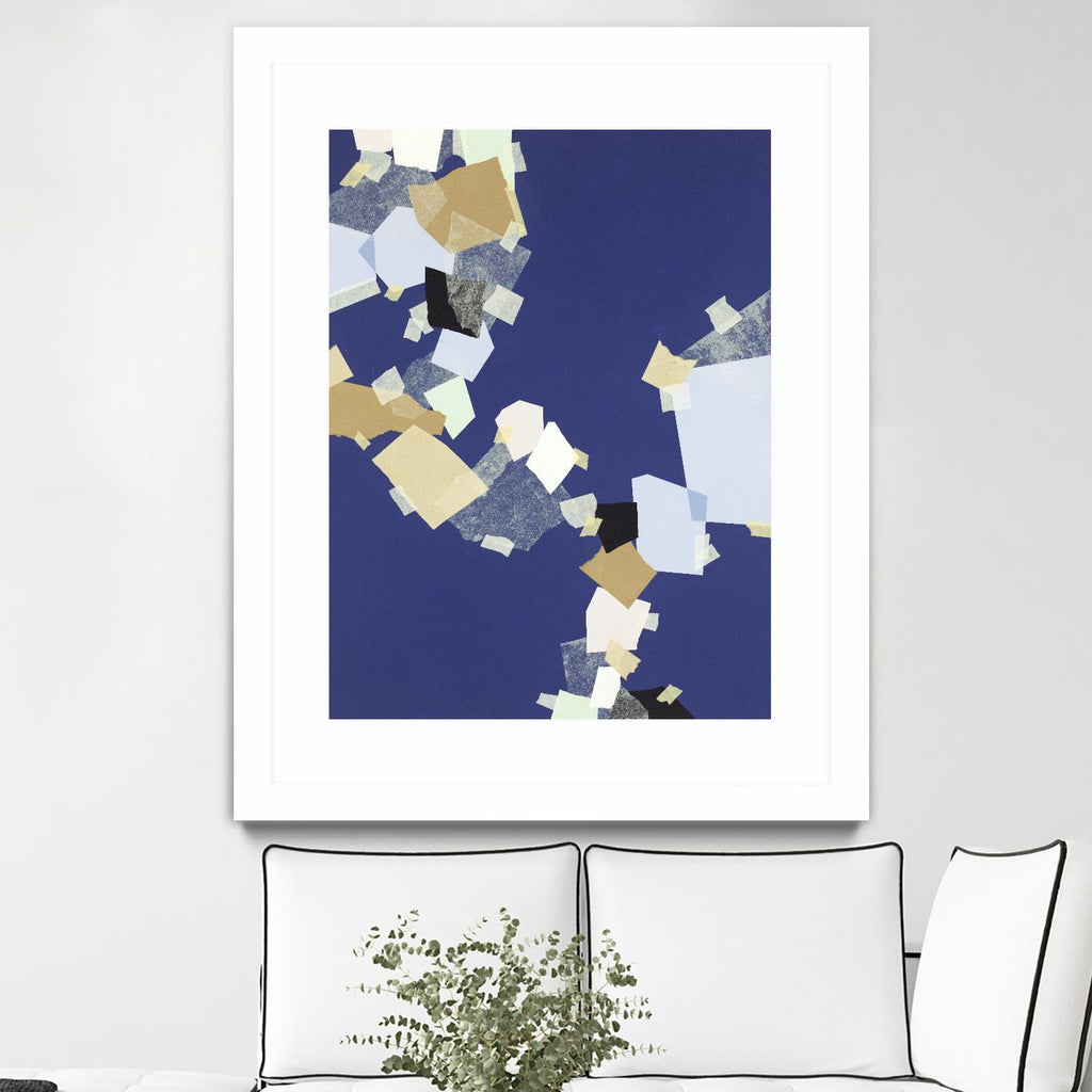 Patchwork 6 by Kyle Goderwis on GIANT ART - purple abstract