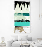 Totem Pattern B by THE Studio on GIANT ART - green abstract