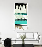 Totem Pattern B by THE Studio on GIANT ART - green abstract