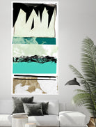 Totem Pattern B by THE Studio on GIANT ART - green abstract