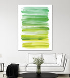 Watercolor Stripes D by THE Studio on GIANT ART - white abstract