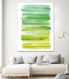 Watercolor Stripes D by THE Studio on GIANT ART - white abstract