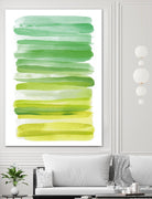 Watercolor Stripes D by THE Studio on GIANT ART - white abstract
