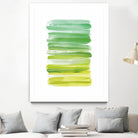 Watercolor Stripes D by THE Studio on GIANT ART - white abstract