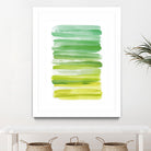 Watercolor Stripes D by THE Studio on GIANT ART - white abstract