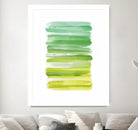 Watercolor Stripes D by THE Studio on GIANT ART - white abstract