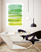 Watercolor Stripes D by THE Studio on GIANT ART - white abstract