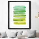 Watercolor Stripes D by THE Studio on GIANT ART - white abstract