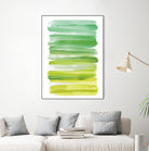 Watercolor Stripes D by THE Studio on GIANT ART - white abstract