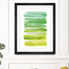Watercolor Stripes D by THE Studio on GIANT ART - white abstract