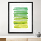 Watercolor Stripes D by THE Studio on GIANT ART - white abstract