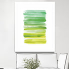 Watercolor Stripes D by THE Studio on GIANT ART - white abstract
