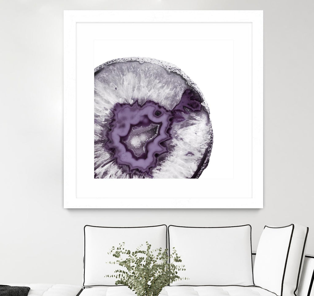 Plum Agate B by THE Studio on GIANT ART - white abstract