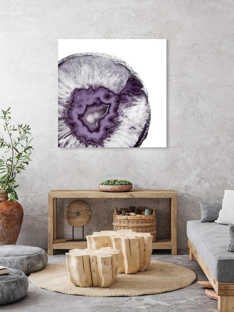 Plum Agate B by THE Studio on GIANT ART - white abstract