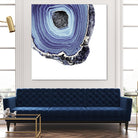 Indigo Agate C by THE Studio on GIANT ART - white abstract