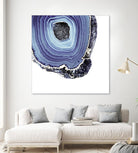 Indigo Agate C by THE Studio on GIANT ART - white abstract
