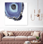 Indigo Agate C by THE Studio on GIANT ART - white abstract